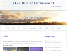 Tablet Screenshot of blue-bit-entertainment.com